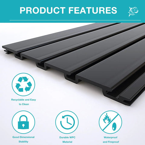 Built Like A Tank 4x8 Ft Slatwall Panel Garage Wall Organizer - Heavy Duty PVC Tool Storage Rack - High Capacity Wall Mounted Paneling For Home Or Garage
