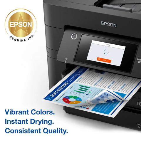 Epson printer using Durabrite Ultra Ink Magenta Cartridge T822320S For WorkForce Pro WF 3820 3823 4820 4830 4833 4834