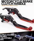 Top Notch Cnc Motorcycle Brake And Clutch Lever Kit For Yamaha Fazer 700 Fzx700 With Grips Handlebar Controls Installed Ready To Ride Smooth And Safe Today black anodized adjustable lever set
