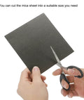 Cutting Waveguide Cover Mica Sheets Pack for Microwave Ovens 6x6x0.02 Inches with Scissors, easy fix repair kit