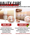 EVERLIT Wound Closure Kit: front view of zip-stitch adhesive bandages for cuts; white, suture-free first aid.