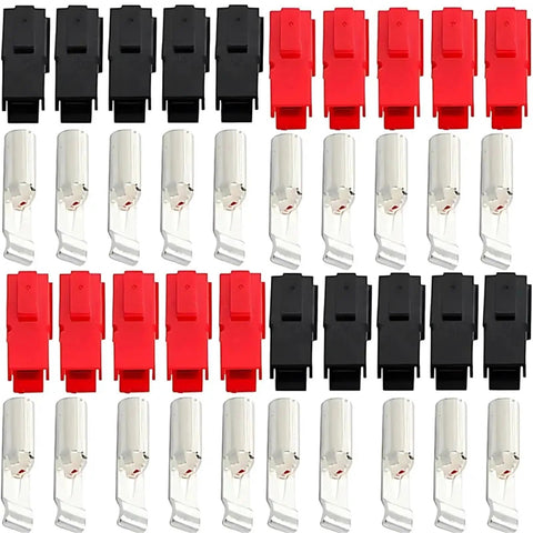 Heavy Duty Anderson Style SB30 Plug 30A DC Battery Connector 600V Quick Connect for UPS Solar And Electric Vehicle Builds set of plugs.