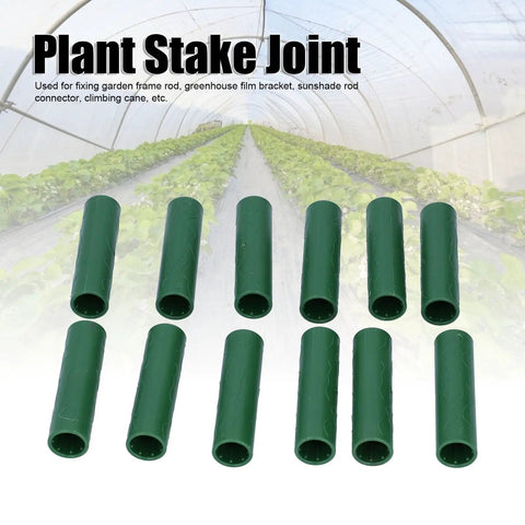 Plant Stake Connector Kit For Garden Support And Climbing Plants, Adjustable Rod Joints For Greenhouse Frames, Durable PP Material, Weather Resistant, Reusable Garden Accessories