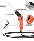 Romech Hot Knife Foam Cutter 200W Electric Air Cooled Kit with adjustable temperature knob and air cooling inlet features.