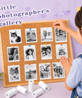 12 Rolls Kids Camera Instant Print Thermal Paper Refill 2.2In x 19.7Ft HD Photo Paper Safe BPA Free For Instant Print Cameras 80 Plus Photos Per Roll on corkboard