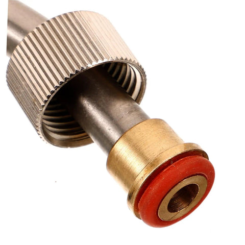 Close-up of nozzle from Portable High Temperature Steam Cleaning Accessories Kit With Pro Grade Heavy Duty Adjustable Hose Nozzle For High Pressure Sprayers Outdoor Cleaning And Car Wash