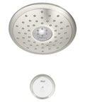Spectra Plus ETouch Four Function Shower Head With Edge Touch Pattern Control 2.5 GPM Polished Nickel Finish displayed