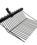 Heavy Duty Metal Pitch Fork Replacement Head For Garden And Barn Cleanup With Angled Tines, 15 Inches Long By 11 Inches Wide