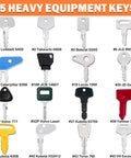 All In One Heavy Equipment Key Master Set With Full Coverage Keys For Excavators Dozers Loaders And Backhoes Universal Compatibility