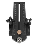 Thin Tear Jig For Table Saw Aluminum Woodworking Tool With Adjustable Sliding Tenon Fits 3/8x3/4 Inch T Slot And 1/4x3/8 Inch Track