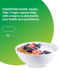 Lithium Orotate 5 Mg Supplement In Vegan Capsules 120 Count Bioavailable Trace Element near bowl of yogurt with berries