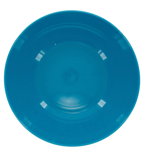 Trail Ready Dish Set With Mesh Bag BPA Free Durable Lightweight Polypropylene blue plate for hiking and camping