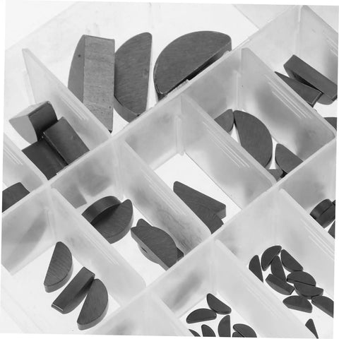 Woodruff Key Set Carbon Steel Assortment For Machinery And Automotive Use in plastic compartment box
