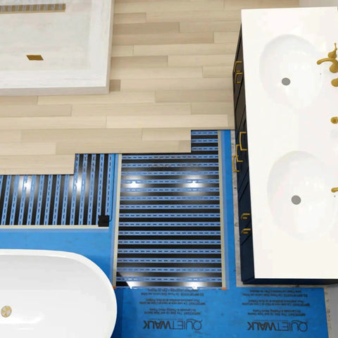 Cozy Up Your Floating Floors With This Cuttable Radiant Floor Heating Mat For Laminate Wood And Luxury Vinyl 120 Volt 3x10 Feet Covers