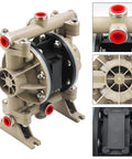 Pneumatic Diaphragm Pump Replacement For Classic Air Compressor With Polypropylene Fluid Caps And Manifold, 13 GPM