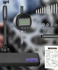 Digital Dial Indicator Bore Gauge 2 to 6 Inch With 0.0005 Inch Precision Engine Cylinder Measurement Carbide Anvils Black Finish