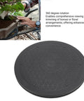 Heavy Duty 10 Inch Bonsai Turntable Base With Steel Ball Bearings Lazy Susan Rotating Stand for pruning and arranging display.