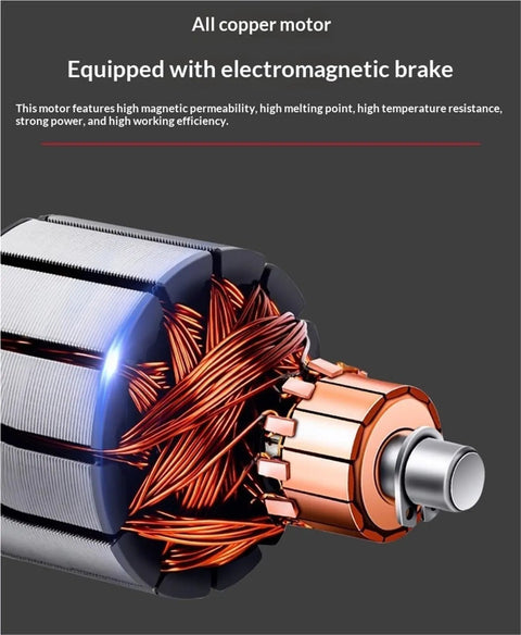 Heavy Duty Electric Hoist With 4500 Lb Capacity For 12 24V Motor Vehicle Recovery and Warehouse Work all copper motor with electromagnetic brake detail