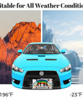 2 Pack Clear License Plate Protector Frames For Front And Rear No Hassle Install ABS Car Frame in all-weather condition