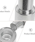 Close-up of 17mm Metal Eyelet Punch Tool Kit For Leather Craft Grommet Setter, showing the anti-rust metal base and details.
