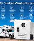 Top Shelf Tankless Propane Water Heater With Remote Control Delivers Instant Hot Water To Your Rig Smooth Sailing For Campshowers And Sink Tasks No Sweat During Weekend Trips - compact design with smart features.