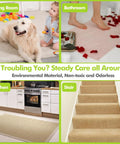 Rooms benefiting from 12 Pack Non Slip Rug Grippers For Hardwood Floors Tile Concrete And Marble Triangle Shape With Strong Double Sided Adhesion For Secure Rugs In High Traffic Areas Easy Peel Off Black.