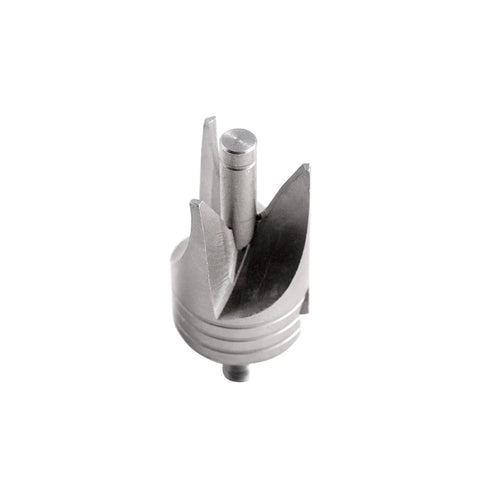 VLD Inside Chamfer And Outside Deburring Tool Set for Case Prep Reloading Hardened Steel with Threaded Handle close-up view