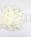 Double Head PCB Spacer With Reverse Locking Aircraft Style Nylon Insulation Bracket For 12.7mm Height, pack of 50