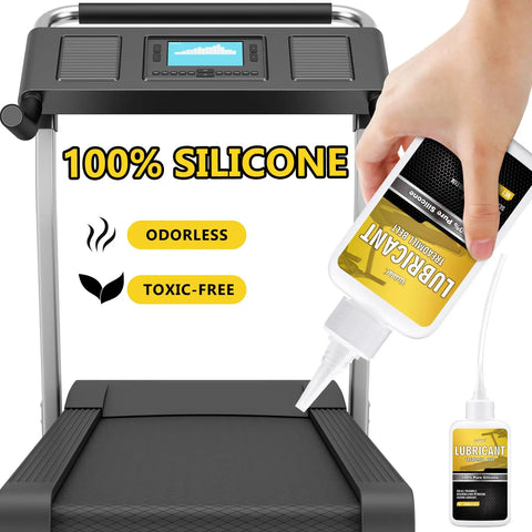 Silicone Treadmill Lube 7oz 200ml With Applicator Tubes For Belt And Gear Lubrication Non Toxic Odorless Premium Grade on treadmill
