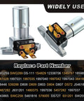 Straight Up Headlight Dimmer Switch For Cars And Trucks With Three Terminal Dash Toggle Slides Right In, showing detailed views of the switch.