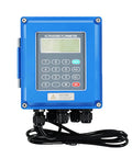 High Accuracy Digital Ultrasonic Water Flow Meter With Clamp-On TS-2 TM-1 Transducers, LCD Display, for Industrial Use