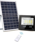 JUDYSSY Solar Flood Lights Led Solar Light with solar panel, IP66 waterproof LED spotlight and remote control.