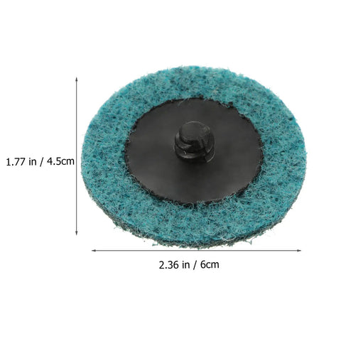Single disc from 35 Piece Sanding Disc Polishing Kit With Handle Aluminum Oxide Abrasive Wheels, 2.36 inch diameter