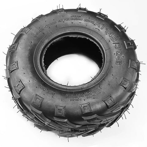Tubeless 145 70 6 Tire Set For Coleman PowerSports Mini Bikes Go Karts ATVs And Four Wheelers 2 Pack Compatible With KT196