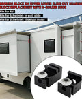Standard Upper And Lower Bearing Block Set For RV Schwintek Slide Out In Wall Bearing System With V Roller Shoe Aluminum