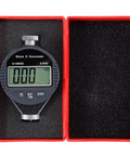 Digital Shore Type D Durometer Hardness Tester 0-100HD With 0.1HD Resolution Top Notch Gauge For Rubber Plastic Leather Tires And Wax Easy Read Digital Display Rugged Handheld Analyzer in red case