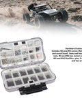 Universal RC Screw Kit With 537 Pcs Double Sided Screws And Nuts Organizer Box Hardware Fasteners For 1/8 1/10 1/12 And 1/16 Scale RC Cars Trucks Crawlers On Road Vehicles, open case