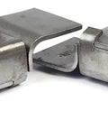 Top Shelf Plain Steel Retainer Weld Nuts 1/2-13 Thread Pack Of 10 showing a close-up view of free floating bridge design.