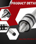 MT2 Morse Taper Live Center 60 Degree Point Built Tough With Triple Bearing Lathe Center For CNC Turning High Precision And Rock Solid Stability, Heavy Duty Steel Construction