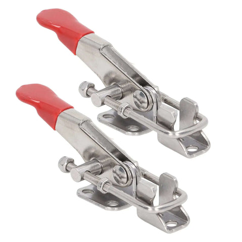 Premium Toggle Clamp Latches Set, Adjustable Stainless Steel Pull Latches For Woodworking, Heavy Duty 400lbs Capacity, Secure Locking Mechanism And Reliable Safety Fasteners You Gonna Love