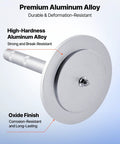 Heavy Duty Truck Hub Seal Installer Kit With Bearing Race And Seal Drivers for Class 7 and 8, aluminum alloy disc detail