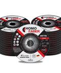 HOMO FABER 4-1/2 in depressed-center grinding wheels, metal/stainless, 25-pack for angle grinders
