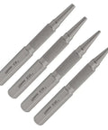 4 Piece Nail Punch Set Center Punch Kit Includes 1/32 1/16 3/32 And 1/8 Inch Nail Setter Tools For Carpentry And Woodworking Durable Heat Treated 40Cr Steel Driver Kit For Pros And DIYers
