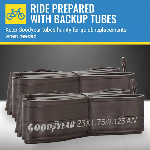 Durable 26 Inch Bike Inner Tube With Butyl Rubber And Schrader Valve For Quick Inflation Easy Installation Reliable Performance