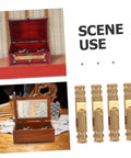 Brass Barrel Hinges 25 Pack For Jewelry Boxes And Small Cabinets with hidden hinges and opened wooden jewelry boxes