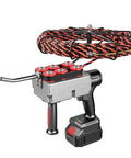 Heavy Duty Automatic Brushless Wire Puller with cable spool, designed for electricians to facilitate hassle free cable stringing.
