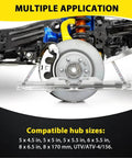 Close-up of installed Beefy Pro Grade Heavy Duty Wheel Alignment Tool Plates Two Pieces Stainless Steel Toe Alignment Tool