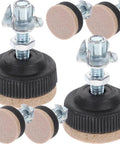 Heavy Duty Furniture Leveling Feet Set 20 Pieces No More Wobble Adjustable Table Chair Leg Supports with threaded base