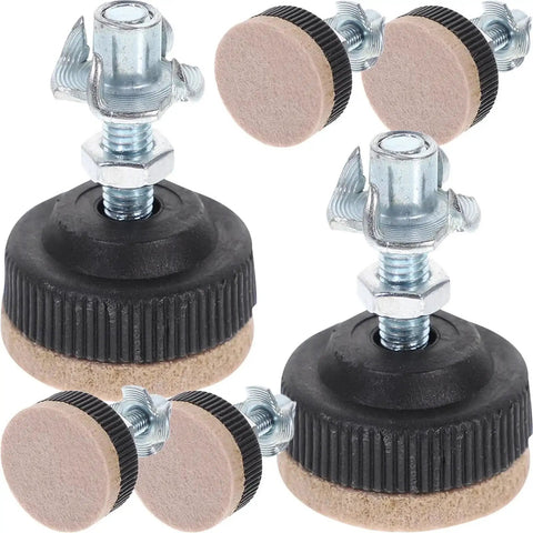 Heavy Duty Furniture Leveling Feet Set 20 Pieces No More Wobble Adjustable Table Chair Leg Supports with threaded base