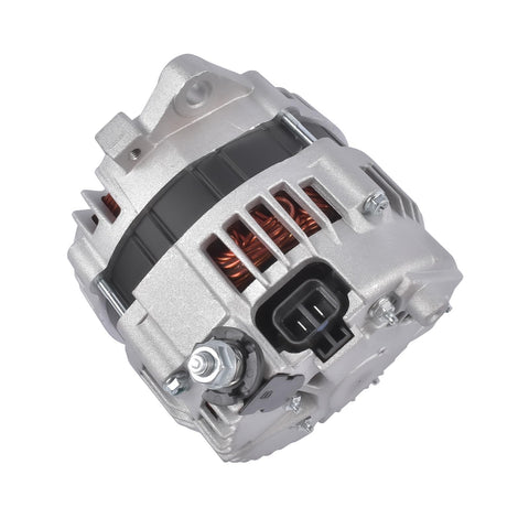 110 Amp Alternator Replacement For Nissan Rogue 2008-2012 And X-Trail 2005-2006 2.5L L4, front-right view, OEM-grade quality
